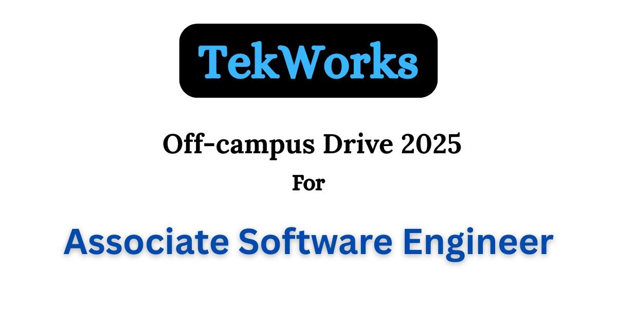 TekWorks Off-campus Drive 2025
