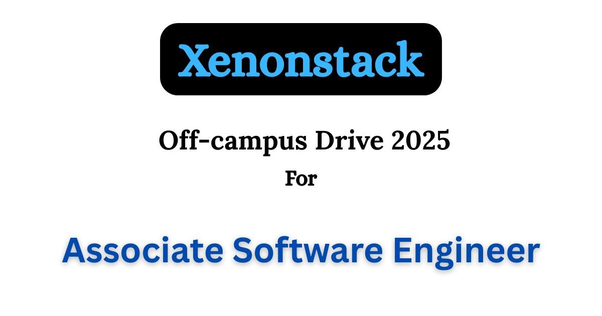 XenonStack Off-Campus Drive 2025