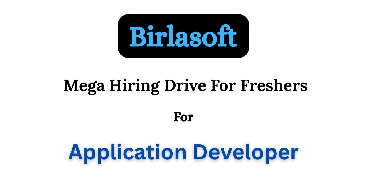 Birlasoft Off-campus Drive 2025