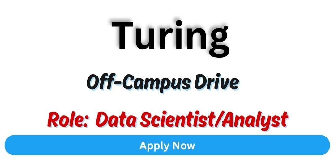 Turing Off-Campus Drive 2025