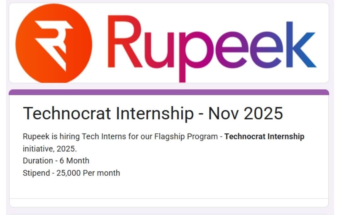 Rupeek Off-campus Drive 2025