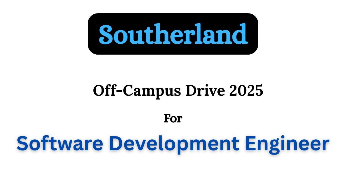 Southerland Off-Campus Drive 2025