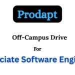 Prodapt Off-campus Drive 2025 hiring Associate Software Engineer