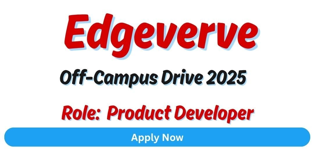 Edgeverve Off-campus Drive 2025