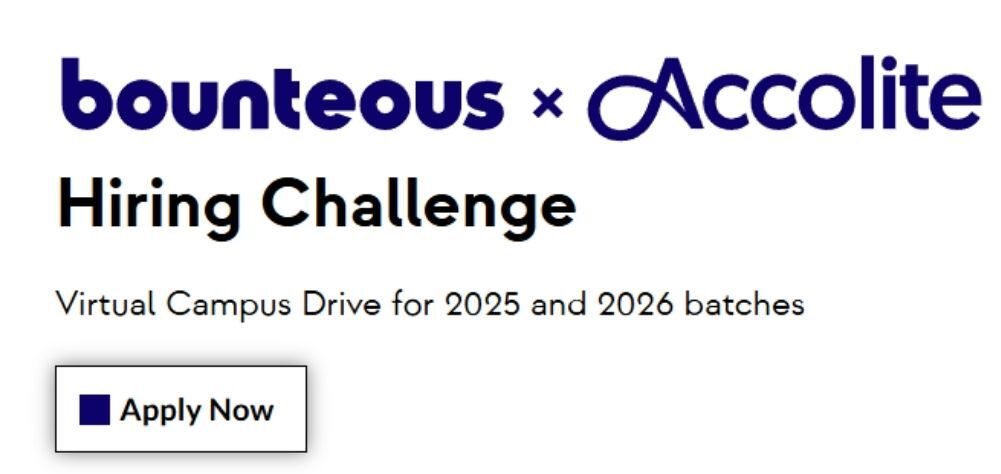 Bounteous x Accolite Virtual Campus Drive 2025