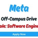 Meta Off-Campus Drive 2025 hiring Software Engineer