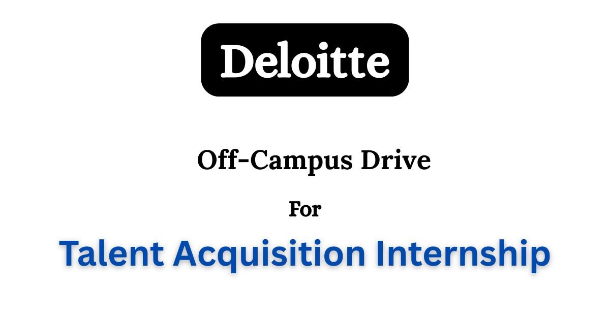 Deloitte Internship 2025