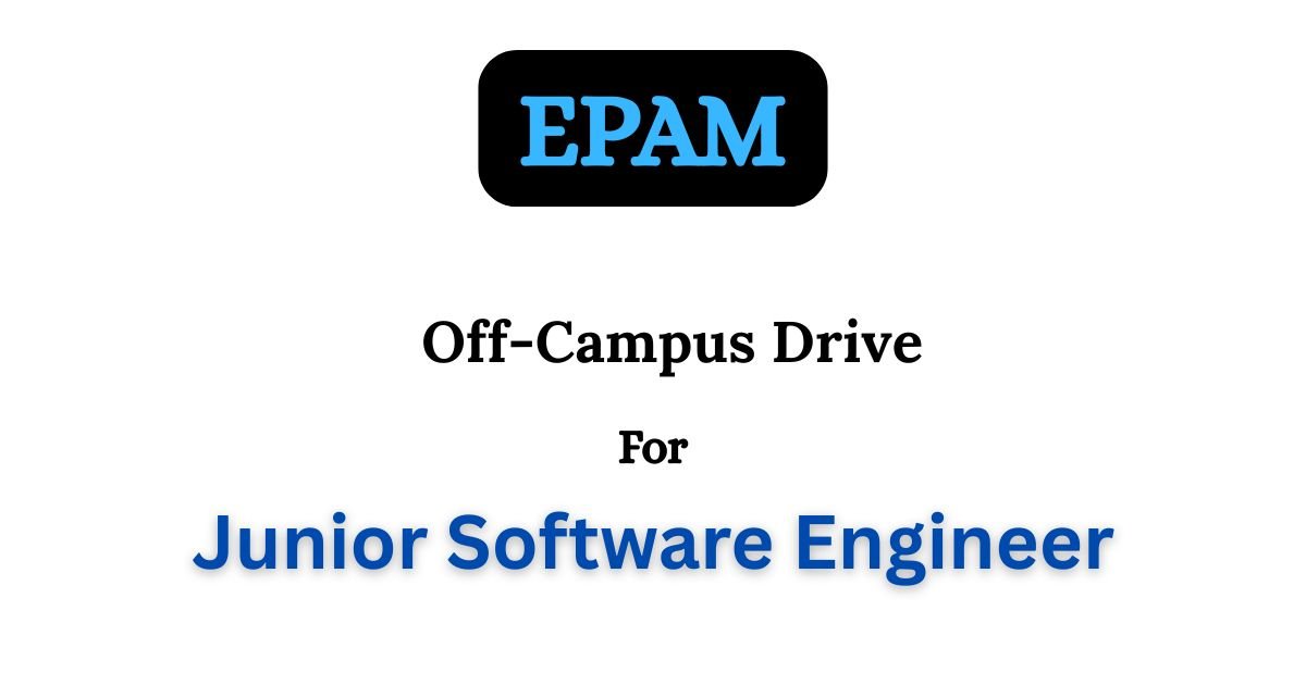 EPAM Off-campus Drive 2025