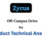 Zycus Off-campus Drive 2025
