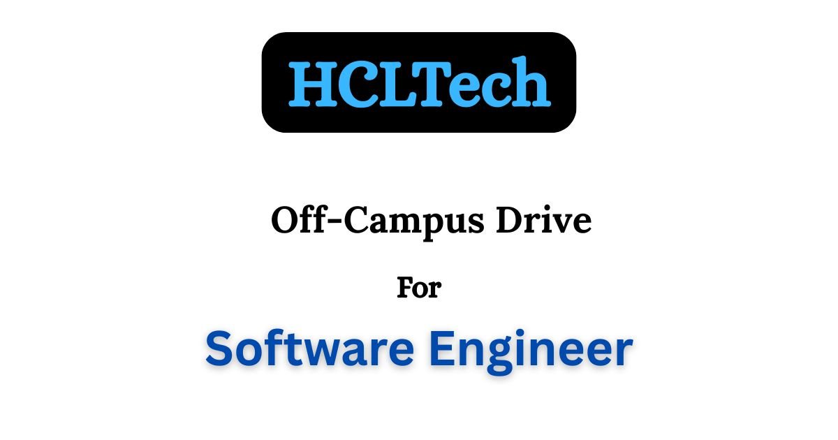 HCLTech Off-campus Drive 2025