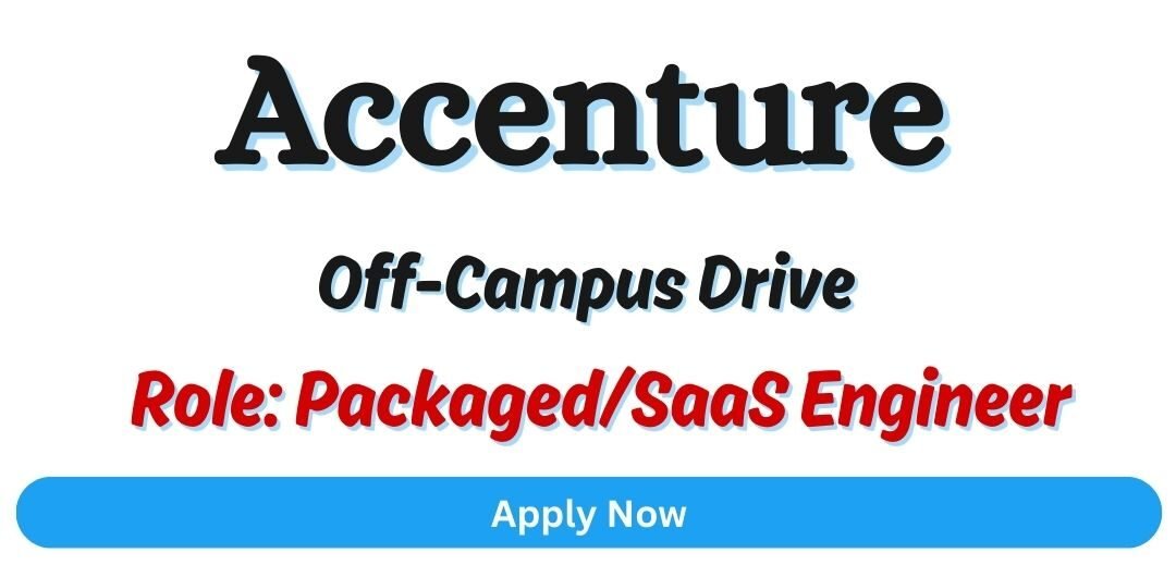 Accenture Off-campus Drive 2025