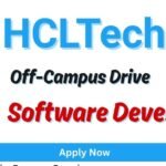 HCLTech Off-campus Drive 2025