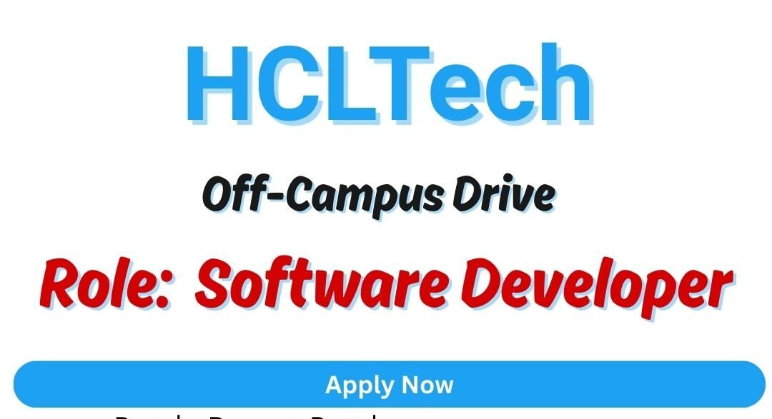 HCLTech Off-campus Drive 2025