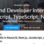 Acowale Work From Home Internship 2026 hiring Software Development Engineer Intern| Bachelor's Degree