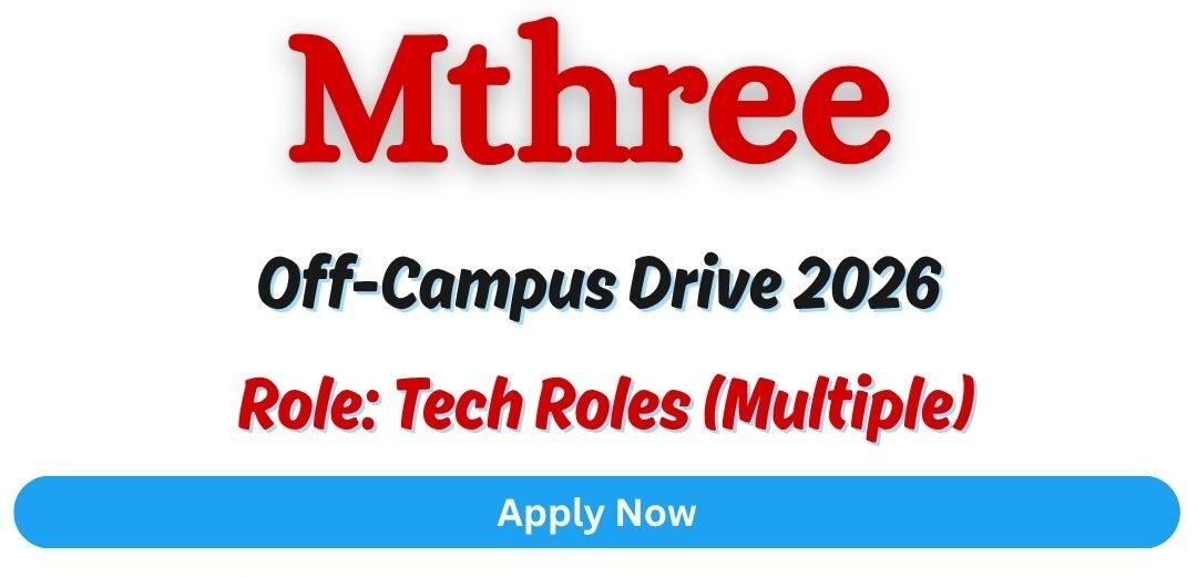 Mthree Mass Hiring 2026