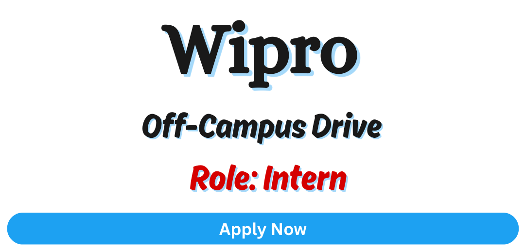 Wipro Off-campus Drive 2025