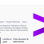 Accenture Off-campus Drive 2025