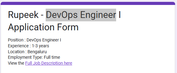 Rupeek Off-Campus Drive 2025