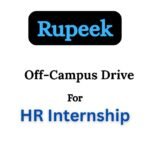 Rupeek Off-Campus Drive 2025