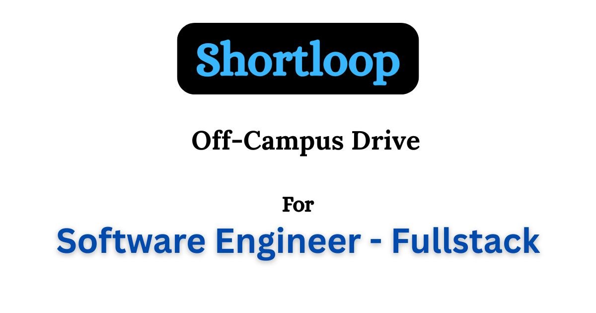 Shortloop Off-campus Drive 2025