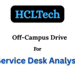 HCLTech Off-campus Drive 2025