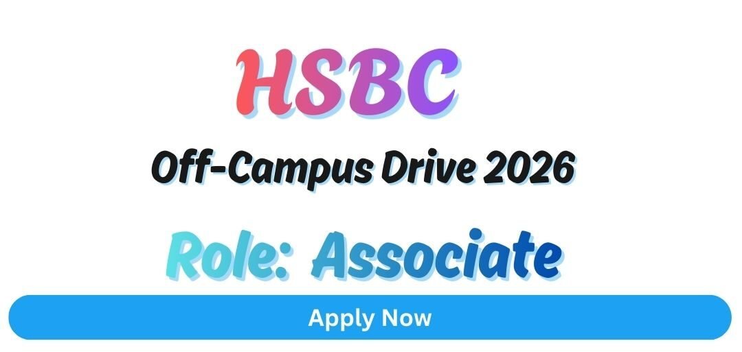 HSBC Off-campus Drive 2026