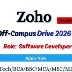 Zoho Off-campus Drive 2026