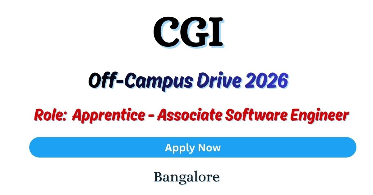 CGI Off-campus Drive 2026