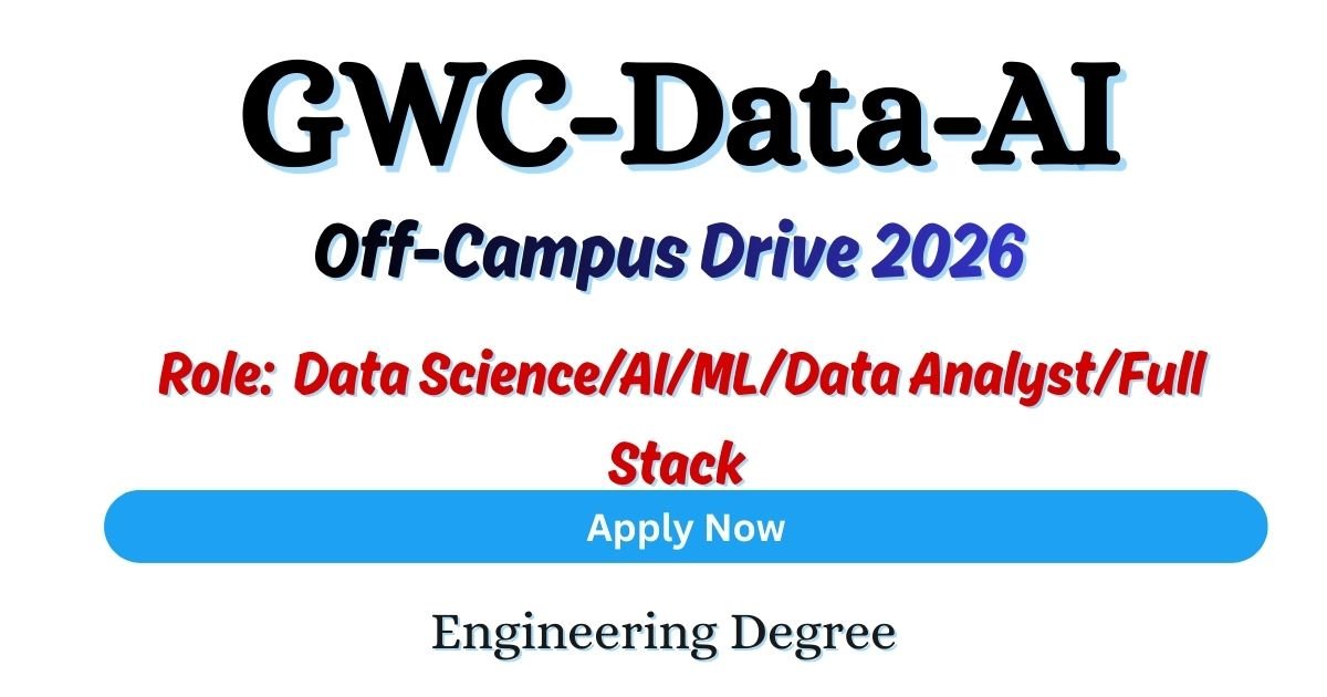 GWC-Data-AI Off-campus Drive 2026