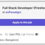 enParadigm Off-campus Drive 2026 hiring Full Stack Developer | BE/B-Tech