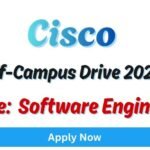 Cisco Off-Campus Drive 2026 hiring Software Engineer | Bachelor's Degree