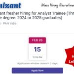 Cognizant Bulk Hiring Drive 2026