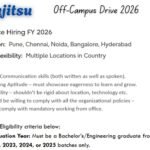 Fujitsu Off-campus Drive 2026