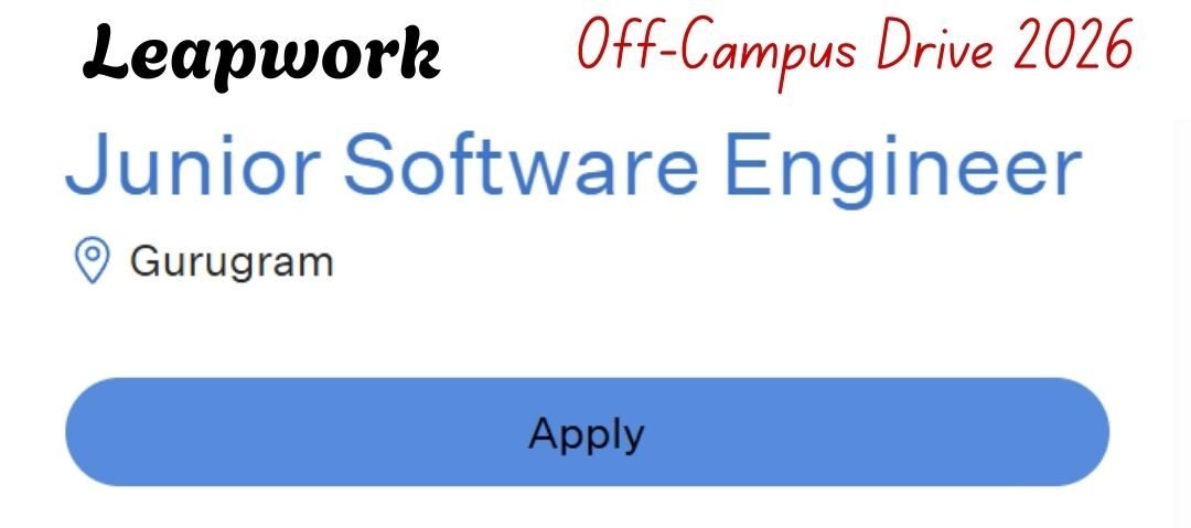 Leapwork Off-Campus Drive 2026