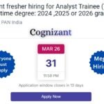 Cognizant Bulk Hiring Drive 2026