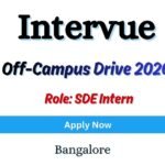 Intervue Off-Campus Drive 2026