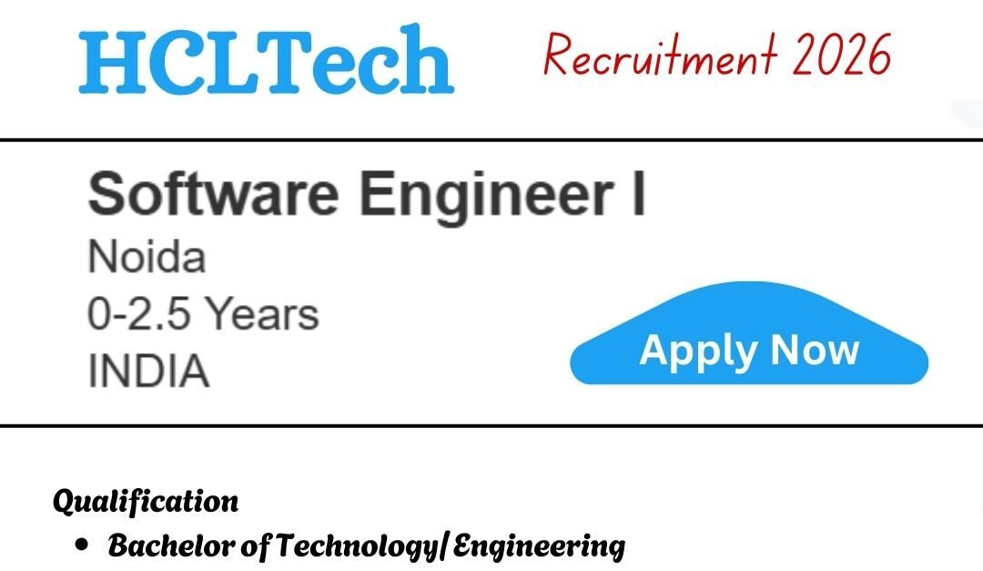 HCLTech Off-campus Drive 2026