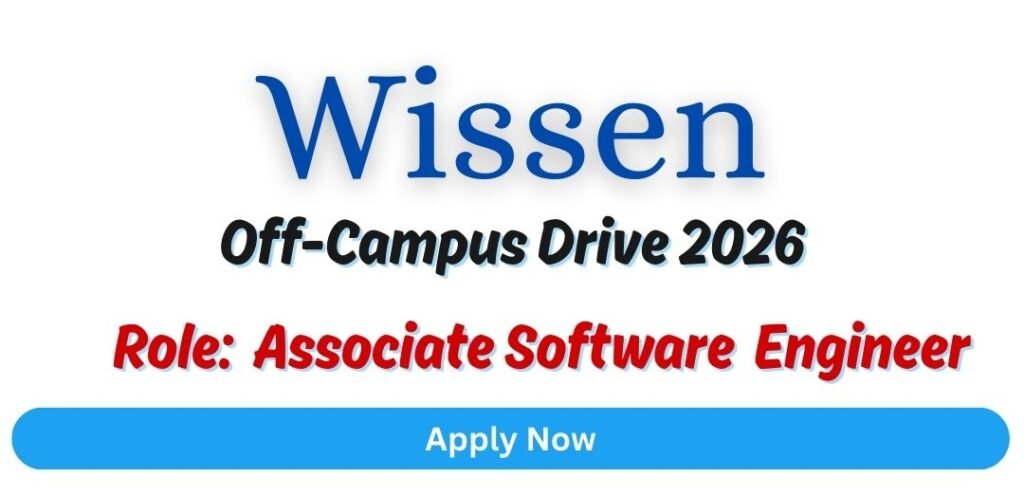 Wissen Off-Campus Drive 2026 hiring Associate Software Engineer | BE/B ...