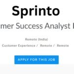 Sprinto Work From Home Job 2026