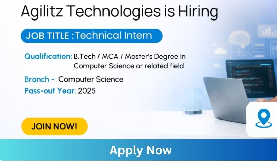 Agilitz Technologies Off-campus Drive 2026