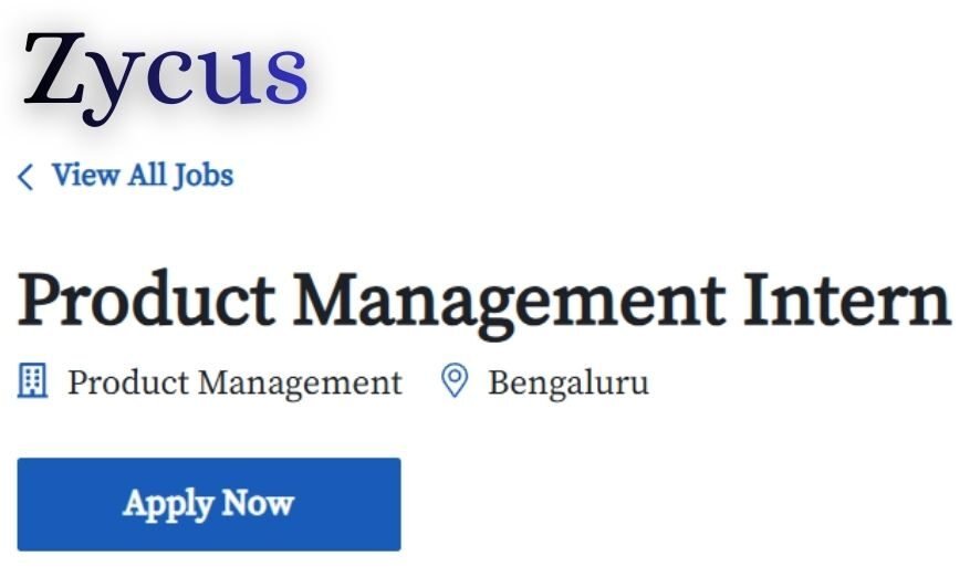 Zycus Off-Campus Drive 2026