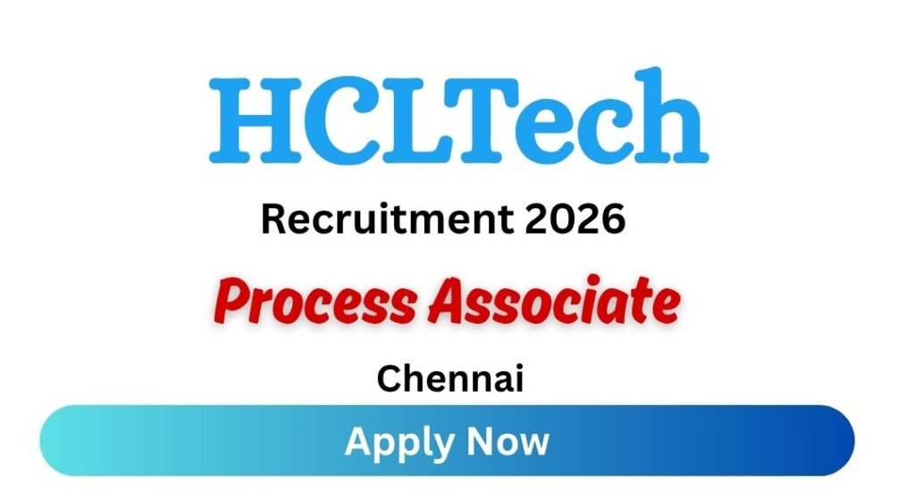 HCLTech Off-campus Drive 2026 hiring Process Associate | Any Degree ...