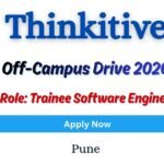 Thinkitive Off-campus Drive 2026