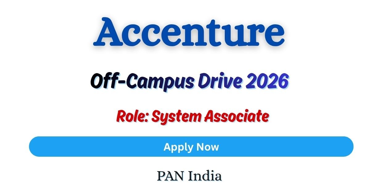 Accenture Off-campus Drive 2026