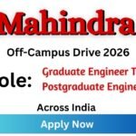 Mahindra Off-campus Drive 2026