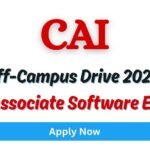 CAI Off-campus Drive 2026 hiring Associate Software Engineer | BE/B-Tech/BSC/MCA/MSC/M-Tech