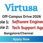 Virtusa Off-campus Drive 2026