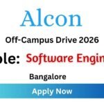 Alcon Off-Campus Drive 2026 hiring Software Engineer Apprentices| Bachelor's Degree
