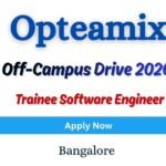 Opteamix Off-campus Drive 2026