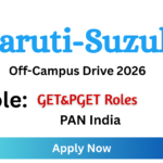 Maruti-Suzuki Off-campus Drive 2026